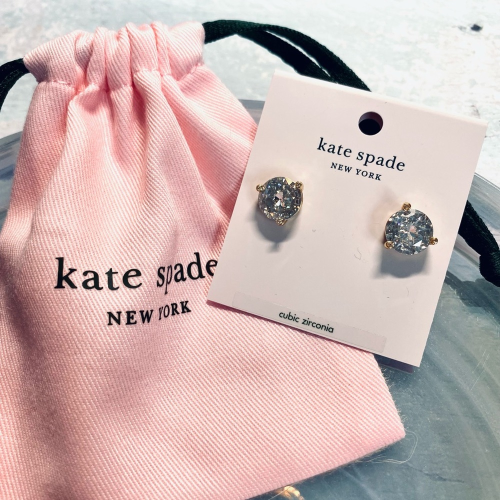 Kate Spade ♠️ Clear Cubic Zirconia Studs